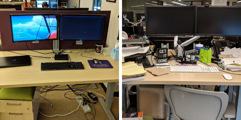 athenahealth Clean and Messy Desk