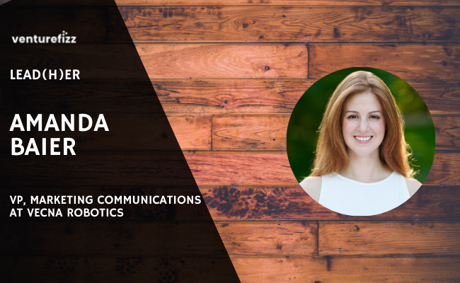 Lead(H)er Profile - Amanda Baier, VP, Marketing Communications at Vecna Robotics banner image