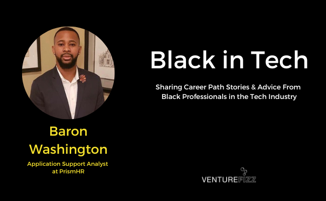 Black in Tech: Baron Washington, Application Support Analyst at PrismHR banner image