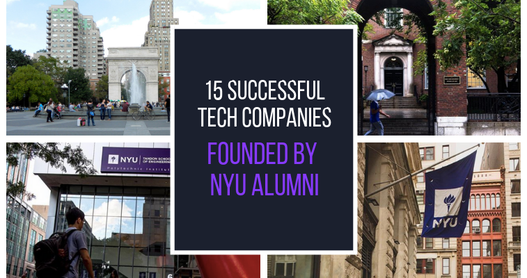 15 Successful Tech Companies Founded By NYU Alumni banner image