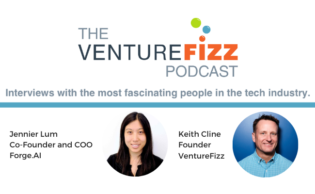 The VentureFizz Podcast: Jennifer Lum - Co-Founder and COO at Forge.AI banner image