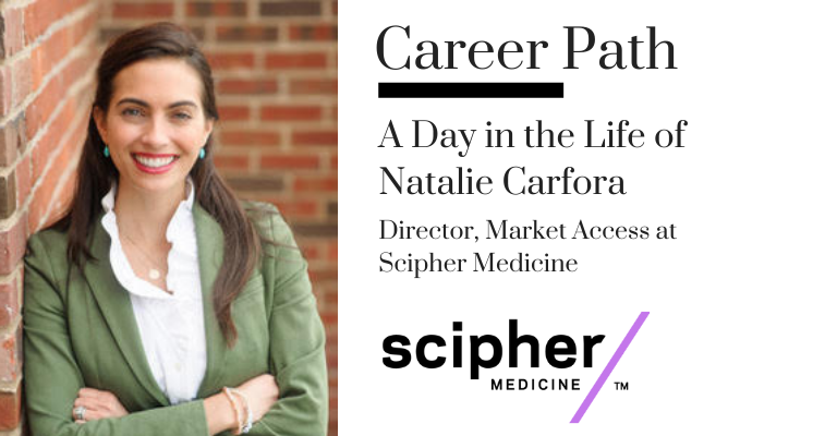 Career Path - Natalie Carfora, Director, Market Access at Scipher Medicine banner image