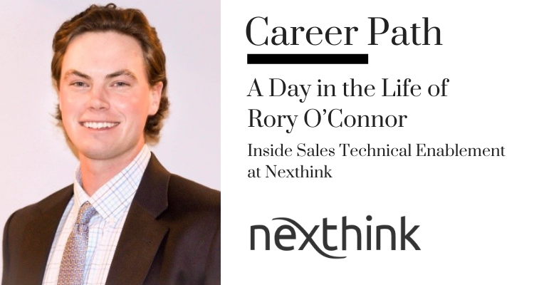 Career Path - Rory O’Connor, Inside Sales at Nexthink banner image