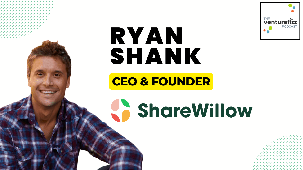 The VentureFizz Podcast: Ryan Shank - CEO & Founder, ShareWillow banner image