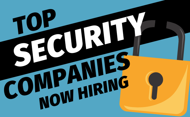 Who's Hiring? Top Security Companies Hiring Now! banner image