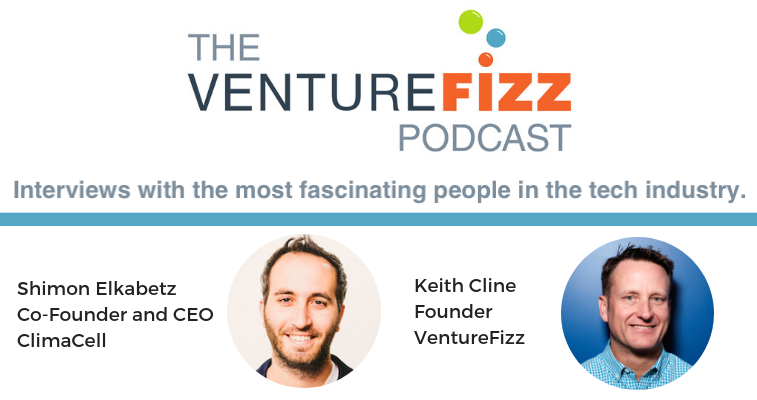 The VentureFizz Podcast: Shimon Elkabetz - Co-Founder and CEO of Tomorrow.io banner image