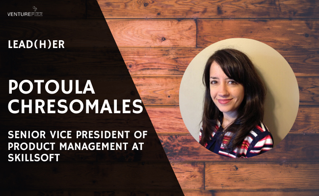 Lead(H)er profile - Potoula Chresomales, Senior Vice President of Product Management at Skillsoft banner image