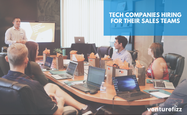 Tech Companies Hiring for their Sales Teams banner image