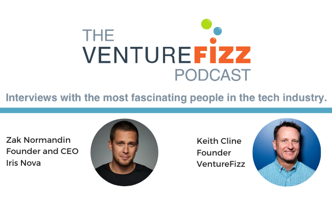 The VentureFizz Podcast: Zak Normandin - Founder and CEO of Iris Nova banner image